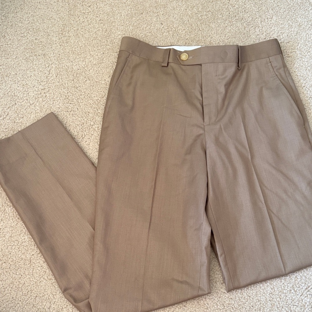 Lauren Ralph Lauren Kids Light Brown Formal Trousers
